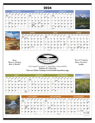 Scenic Span-A-Year calendar ad image