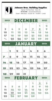 3-Month Planner (12 Sheet) calendar ad image