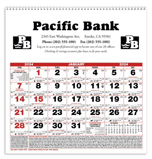 Small Almanac calendar ad image
