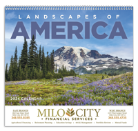 Landscapes of America - Spiral calendar cover ad image