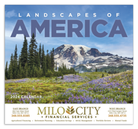 Landscapes of America - Stapled calendar cover ad image