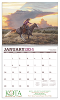 American West by Tim Cox calendar open ad image