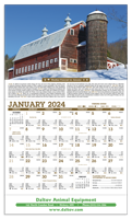 Scenic Almanac calendar open ad image