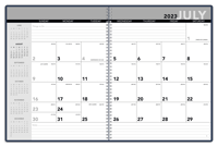 Academic Monthly Planner calendar open image