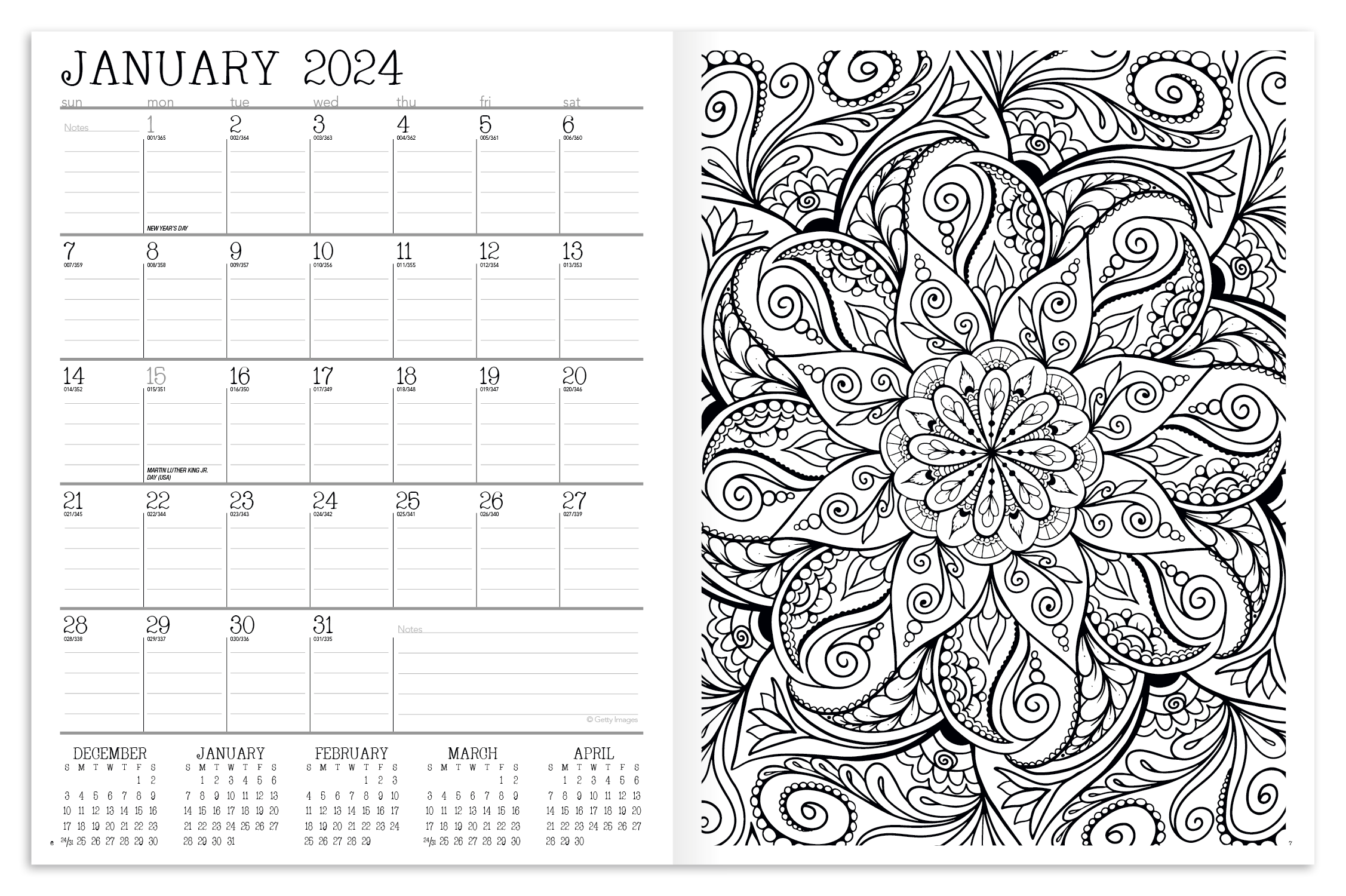 Adult Coloring Book Planner Koozie Group