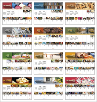 National Day - Stapled calendar months image