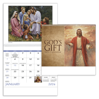 God's Gift w Funeral Pre-Planning Sheet - Spiral calendar combined blank image