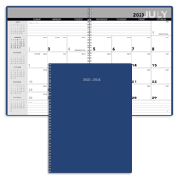 Academic Monthly Planner calendar combined blank image
