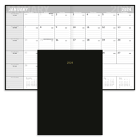Classic Monthly Planner calendar combined blank image