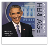 African-American Heritage Barack Obama calendar blank cover image