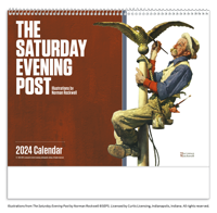 The Saturday Evening Post - Spiral calendar blank cover image