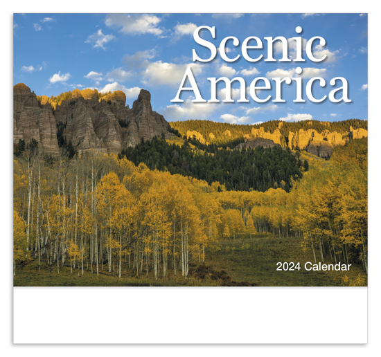 Scenic America® Appointment Calendar Stapled Koozie Group