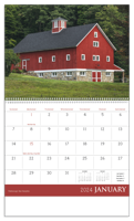 Barns calendar blank open image