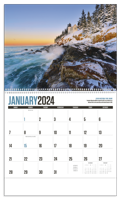 National Parks calendar blank open image