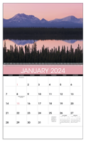 Sunrise Sunset calendar blank open image