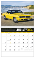 Muscle Cars calendar blank open image