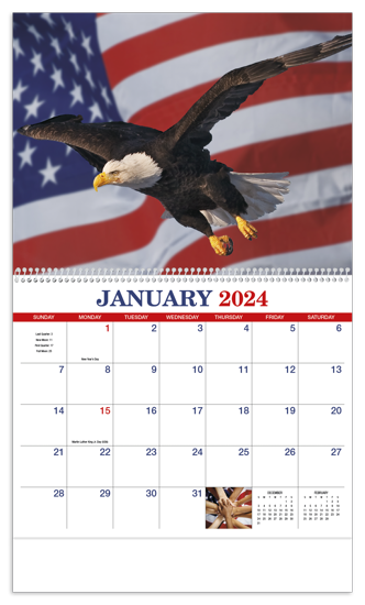 America Appointment Calendar - Spiral | Koozie Group