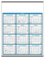 Span-A-Year Non-Laminated calendar blank image
