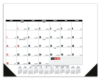 Multi-Color Desk Pad calendar blank image