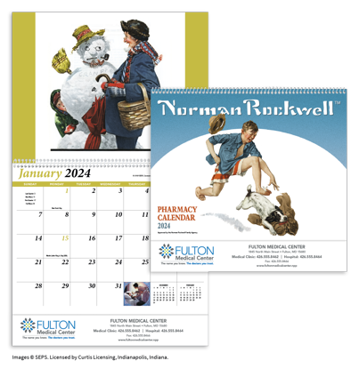 Rockwell Pharmacy Special Markets Calendar calendar combined ad image