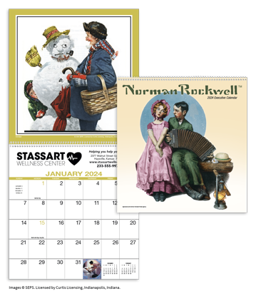 	Rockwell Executive Appointment Calendar calendar combined ad image