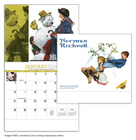 	Norman Rockwell Appointment Calendar - Stapled calendar combined blank image