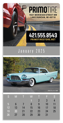 4C Press-N-Stick Header Cruisinâ€™ Cars Calendar (13-Month) V7899FC_25_1.png