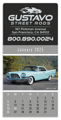 Press-N-Stickâ„¢ Header Cruisinâ€™ Cars Calendar (13-Month) V8884_25_1.png