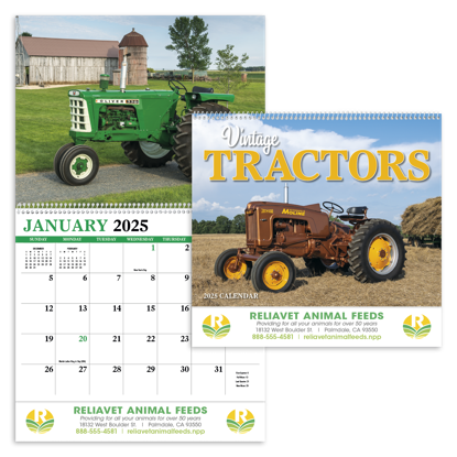 Vintage Tractors Appointment Calendar - Spiral  471_25_1.png