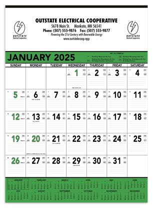 TriumphÂ® Calendars Green & Black Contractor Memo 6105_25_1.png