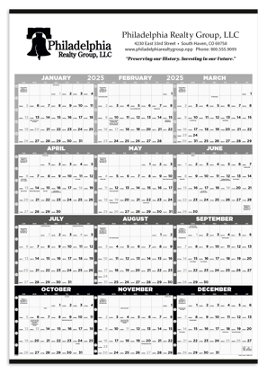 Black & White Time Management Span-A-Year Non-Laminated 6255_25_1.png