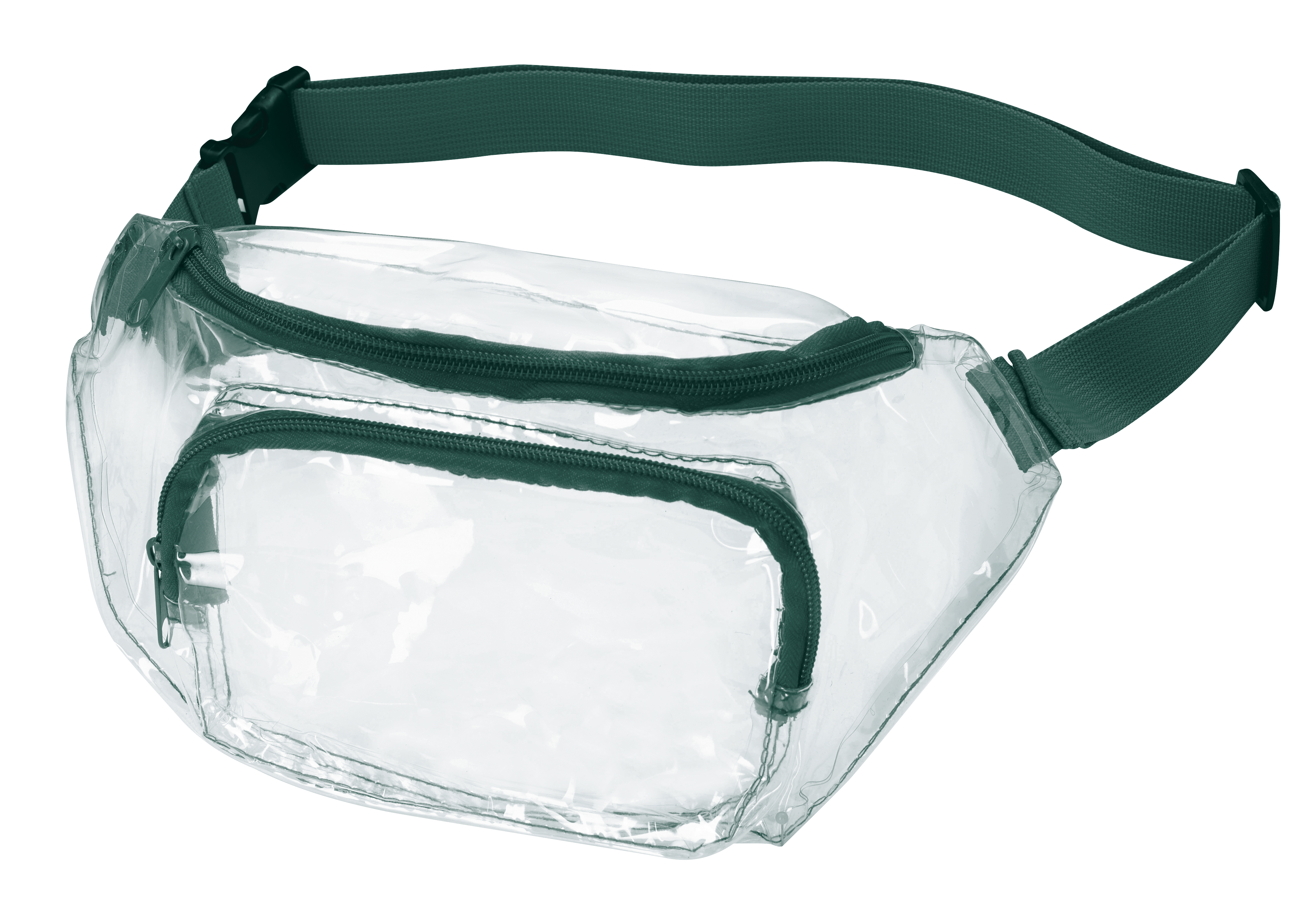 clear green fanny pack