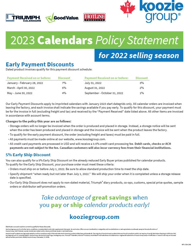 Calendar Policy