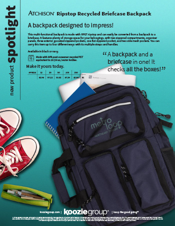 New Product Spotlight - Ripstop Briefcase Backpack (.pdf)