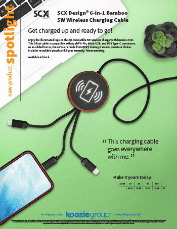 New Product Spotlight - Bamboo Charging Cable (.pdf)