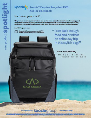 New Product Spotlight - Emprire Backpack (.pdf)