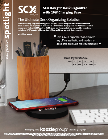 New Product Spotlight - New Prod Spotlight - SCX Desk Organizer(.pdf)
