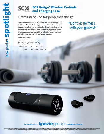 New Product Spotlight - SCX Wireless Earbuds (.pdf)