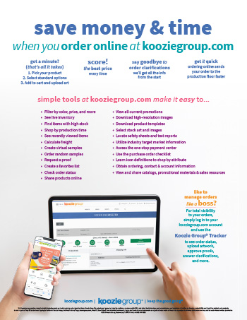 Koozie Group Website Features Flyer