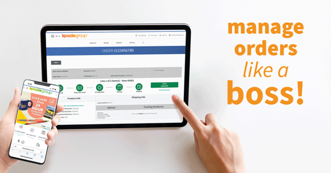 Image showing a laptop managing orders